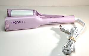 NOVUS Waver Curling Iron Anti-Scald Hair Crimper 1.25 inch Purple